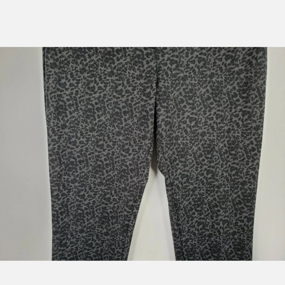 Vince Camuto Womens Black/Gray Leopard Casual Work Pants/Trousers Slim L… - Picture 3 of 10